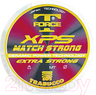 Леска монофильная Trabucco T-Force Xps Match-Strong 0.14мм 50м / 053-80-140
