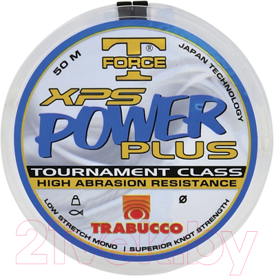 Леска монофильная Trabucco T-Force Xps Power Plus 0.20мм 50м / 053-83-200