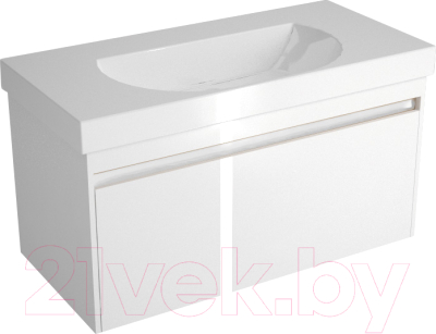 

Тумба под умывальник Kerama Marazzi, Buongiorno 100 / BGN.100.1/WHT.UK