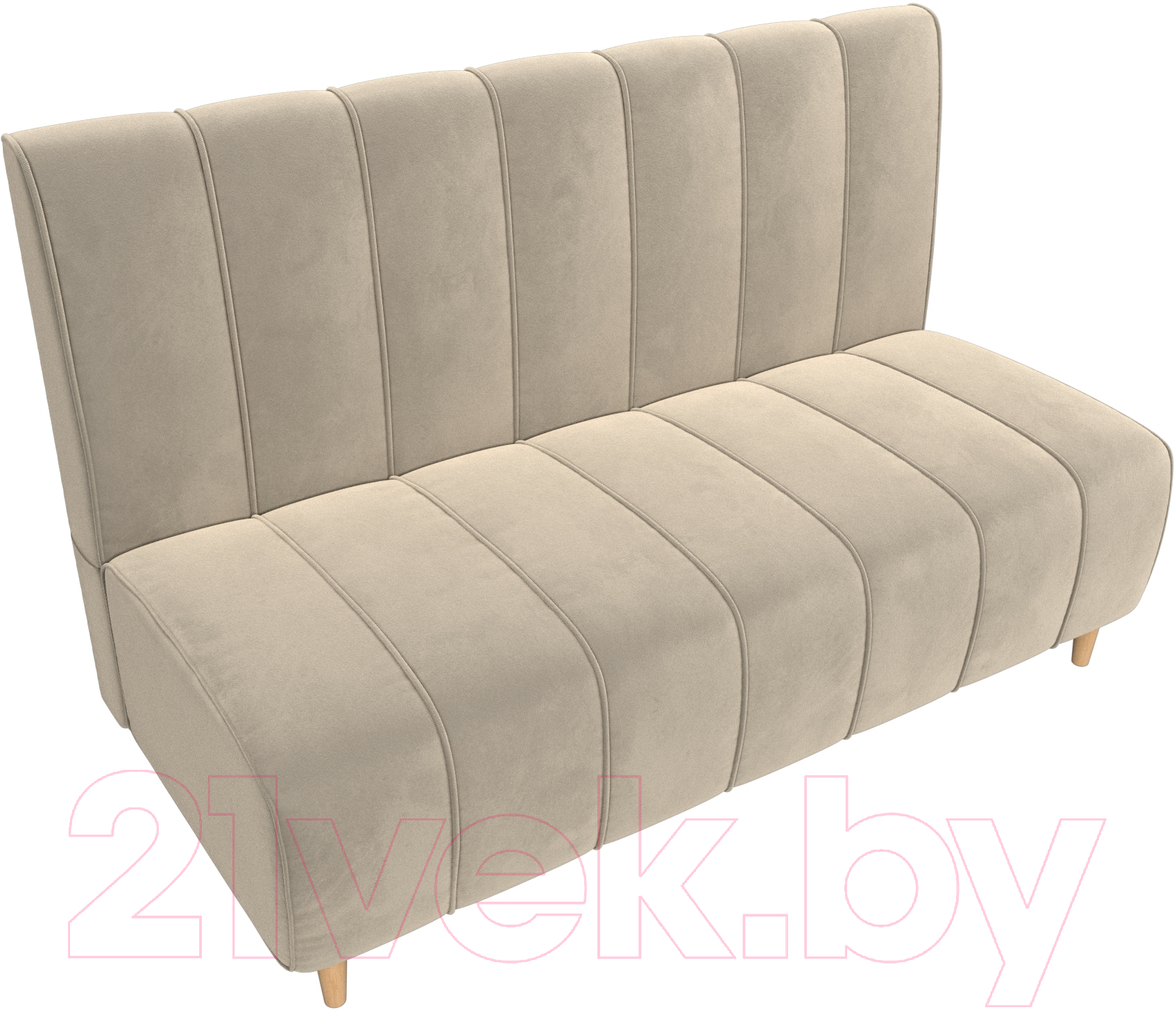 Скамья кухонная мягкая Лига Диванов Ральф 241 / 104140 (микровельвет, бежевый) — фото 3