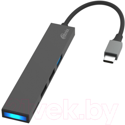 USB-хаб Ritmix CR-4313 (Metal)