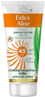 Крем солнцезащитный Health Academy Extra Aloe для всей семьи SPF45 (100мл) - 