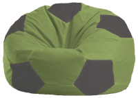Бескаркасное кресло Flagman Мяч Стандарт М1.1-459 (оливковый/темно-серый) - 