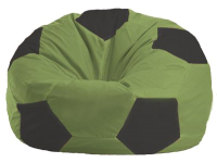 Бескаркасное кресло Flagman Мяч Стандарт М1.1-460 (оливковый/черный) - 