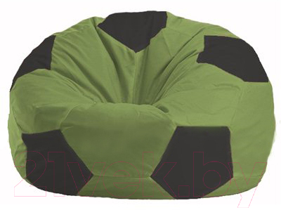 Бескаркасное кресло Flagman Мяч Стандарт М1.1-460 (оливковый/черный)