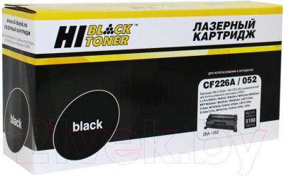 

Тонер-картридж Hi-Black, Черный, HB-CF226A / CRG-052