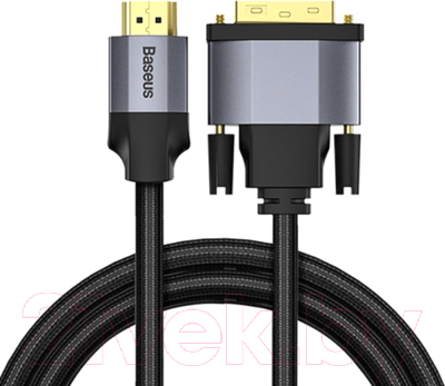 Кабель Baseus HDMI-DVI / CAKSX-G0G (2м, темно-серый)