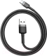Кабель Baseus Cafule USB 2.0 - USB Type-C / CATKLF-CG1 (2м, черный/серый) - 