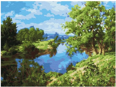 

Картина по номерам Azart, У реки / AZ3040GK-41