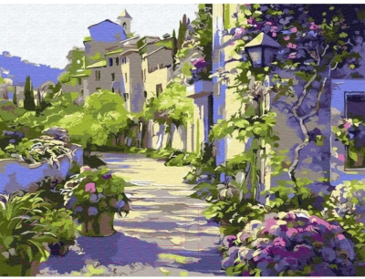 

Картина по номерам Azart, Цветущий город / AZ3040GK-20