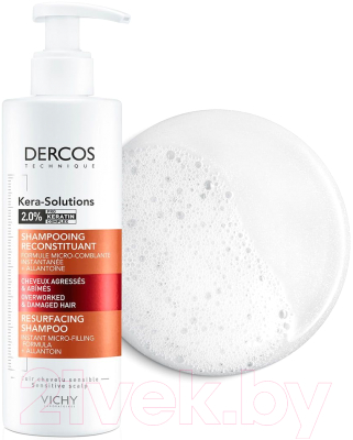 Шампунь для волос Vichy Dercos Technique Kera-Solutions с комплексом про-кератин (250мл)