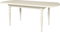 Обеденный стол Мебель-Класс Аполлон-01 (кремовый белый) - 