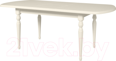 Обеденный стол Мебель-Класс Аполлон-01 (кремовый белый)