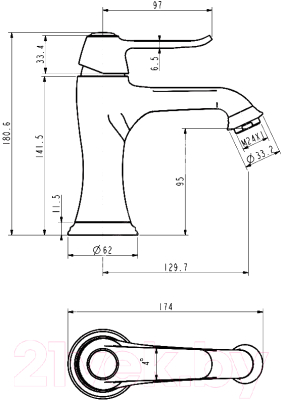 Смеситель Esko Monaco MC 26