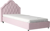 Односпальная кровать Аквилон Розалия №900.3М (лиственница белая/Lounge 31) - 