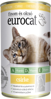 Влажный корм для кошек Eurocat С курицей / ED201 (415г) - 