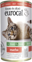 Влажный корм для кошек Eurocat С говядиной / ED202 (415г) - 