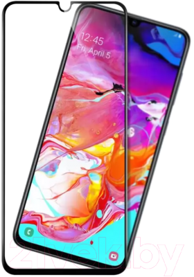 Защитное стекло для телефона Case Full Glue для Galaxy A71 (черный)