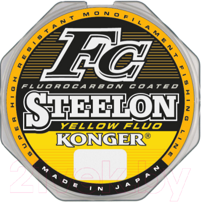 Изображение товара Леска монофильная Konger Steelon Fc Yellow 0.25мм 150м / 246150025