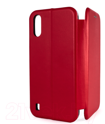 Чехол-книжка Case Magnetic Flip для Galaxy A01 (красный)