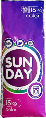 

Стиральный порошок Sunday, Автомат для цветного