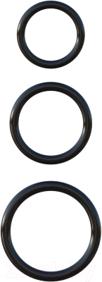 Набор эрекционных колец Pipedream Silicone 3-Ring Stamina Set 44939 / PD5912-23