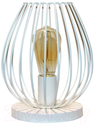 Прикроватная лампа Элетех Шалот ННБ 63-60-008 / 1005301187 (белый муар/шнур белый)