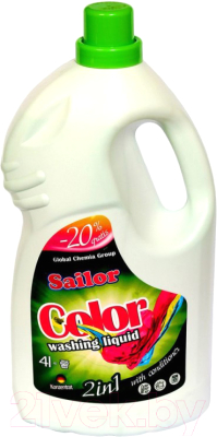 

Гель для стирки Sailor, Color 2 в 1