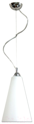 Потолочный светильник Элетех Конус НСБ 72-60 М55 / 1005404111 (опал матовый/трос/шнур прозрачный/коричневый)