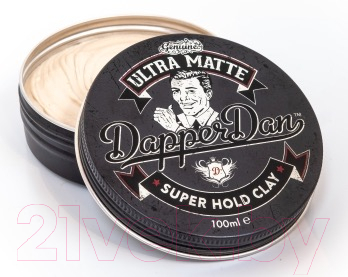 Глина для укладки волос DapperDan Ultra Matt Clay UM01 (100мл)