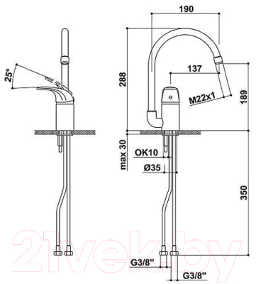 Смеситель Esko Verona New VR 519