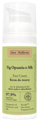 

Крем для лица Stara Mydlarnia, Happy face fig opunila Silk face Опунция и Шелк