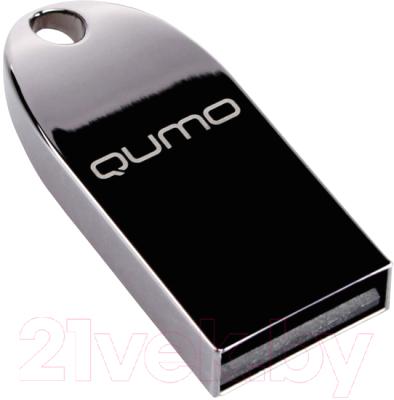 Usb flash накопитель Qumo MetalDrive 64GB Dark 2.0 / QM64GUD-Metal-d