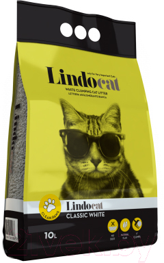 

Наполнитель для туалета LindoCat, Classic White / 1106/LC