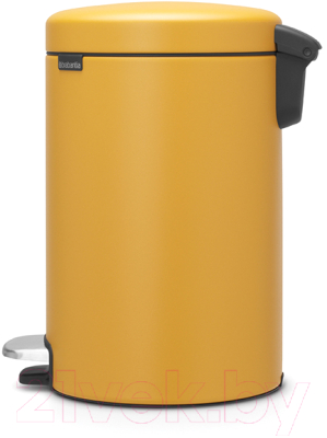 Мусорное ведро Brabantia Pedal Bin NewIcon / 115868 (12л, минерально-горчичный)