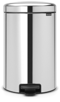 Мусорное ведро Brabantia Pedal Bin NewIcon / 113987 (20л, стальной полированный) - 