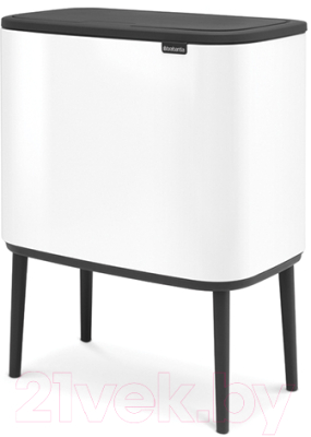 Мусорное ведро Brabantia Bo Touch Bin / 313509 (36л, белый)