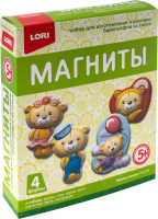 

Набор для творчества Lori, Фигурки на магнитах. Милые мишки / М-074