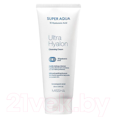 Крем для умывания Missha Super Aqua Ultra Hyaluron Cleansing Cream (200мл)