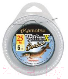 Набор поводков рыболовных KAMATSU Volfram Carbon / 276005015