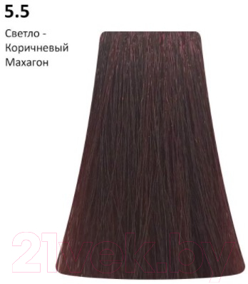Крем-краска для волос BB One Picasso Colour Range 5.5 светло-коричневый махагон (100мл)