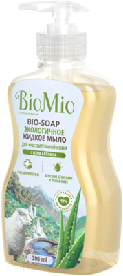 

Мыло жидкое BioMio, Sensitive с гелем алоэ вера
