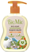 Мыло жидкое BioMio Экологичное с маслом абрикоса смягчающее (300мл) - 