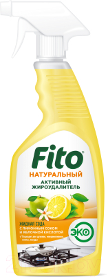 Чистящее средство для кухни Fito Косметик Народные рецепты. Натуральный Активный жироудалитель (600мл)