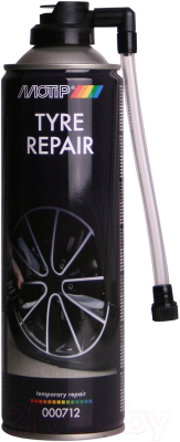 Жидкая резина MoTip Black Line Tyre Repair / 000712BS (500мл)