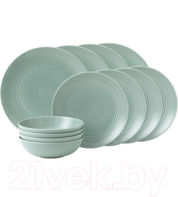 

Набор столовой посуды Wedgwood, Gordon Ramsay Maze Teal & Dark Grey / GRMZTE22417
