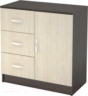 

Комод Rikko, Бася с 3 ящиками и 1 створкой 80x76.6x41.4