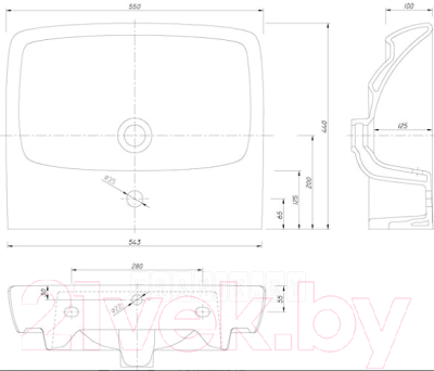 Умывальник Kolo Nova Pro M31156000