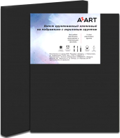 Холст для рисования Azart 50x60см / AZ225060 (хлопок, черный) - 