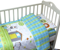 Комплект постельный для новорожденных Топотушки Ферма / 351 - 